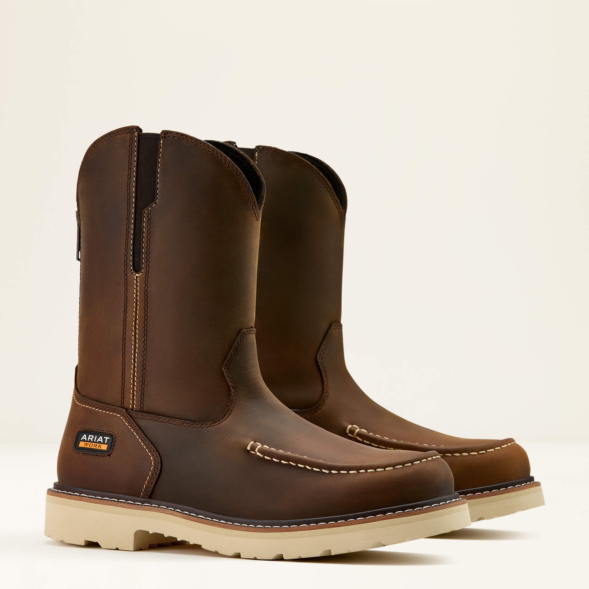 Rebar Lift Pull On Moc Toe Work Boot