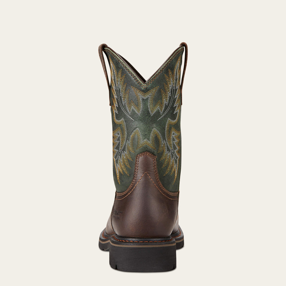 Sierra Wide Square Toe Steel Toe Work Boot