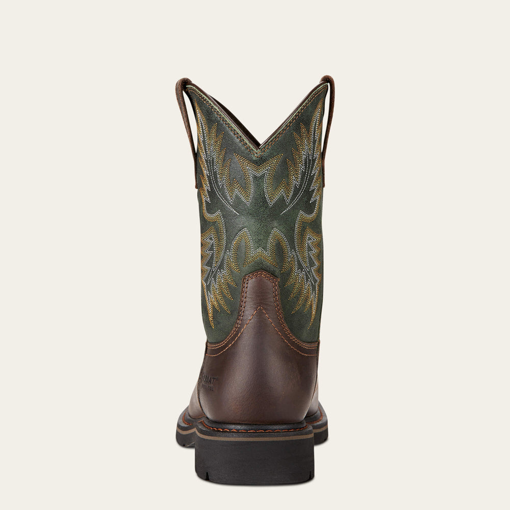 Sierra Wide Square Toe Steel Toe Work Boot