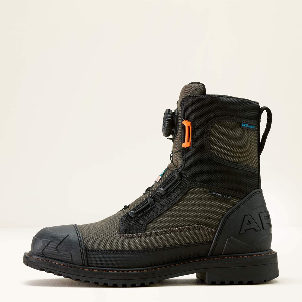 RigTEK Wildcat BOA 8" CSA Waterproof Wide Square Toe Composite Toe Work Boot