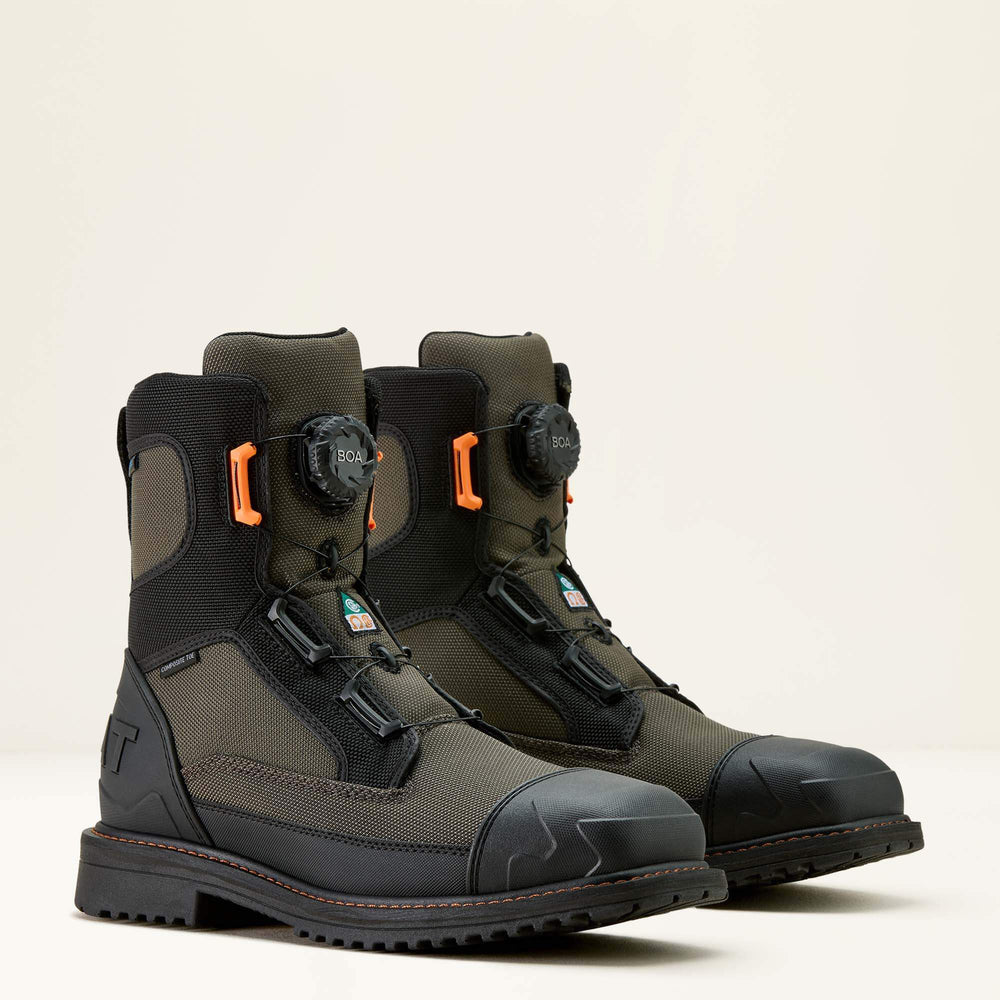 RigTEK Wildcat BOA 8" CSA Waterproof Wide Square Toe Composite Toe Work Boot