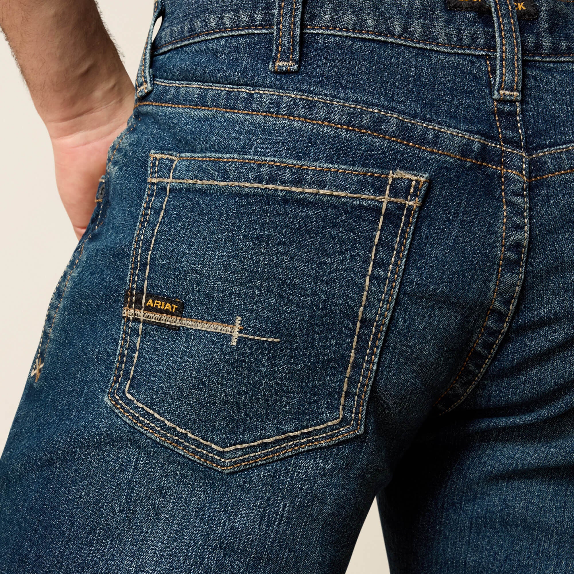 Bootcut Work Pants - Rebar Denim Men's Low Rise