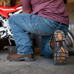 M4 Low Rise Scoundrel Boot Cut Jean