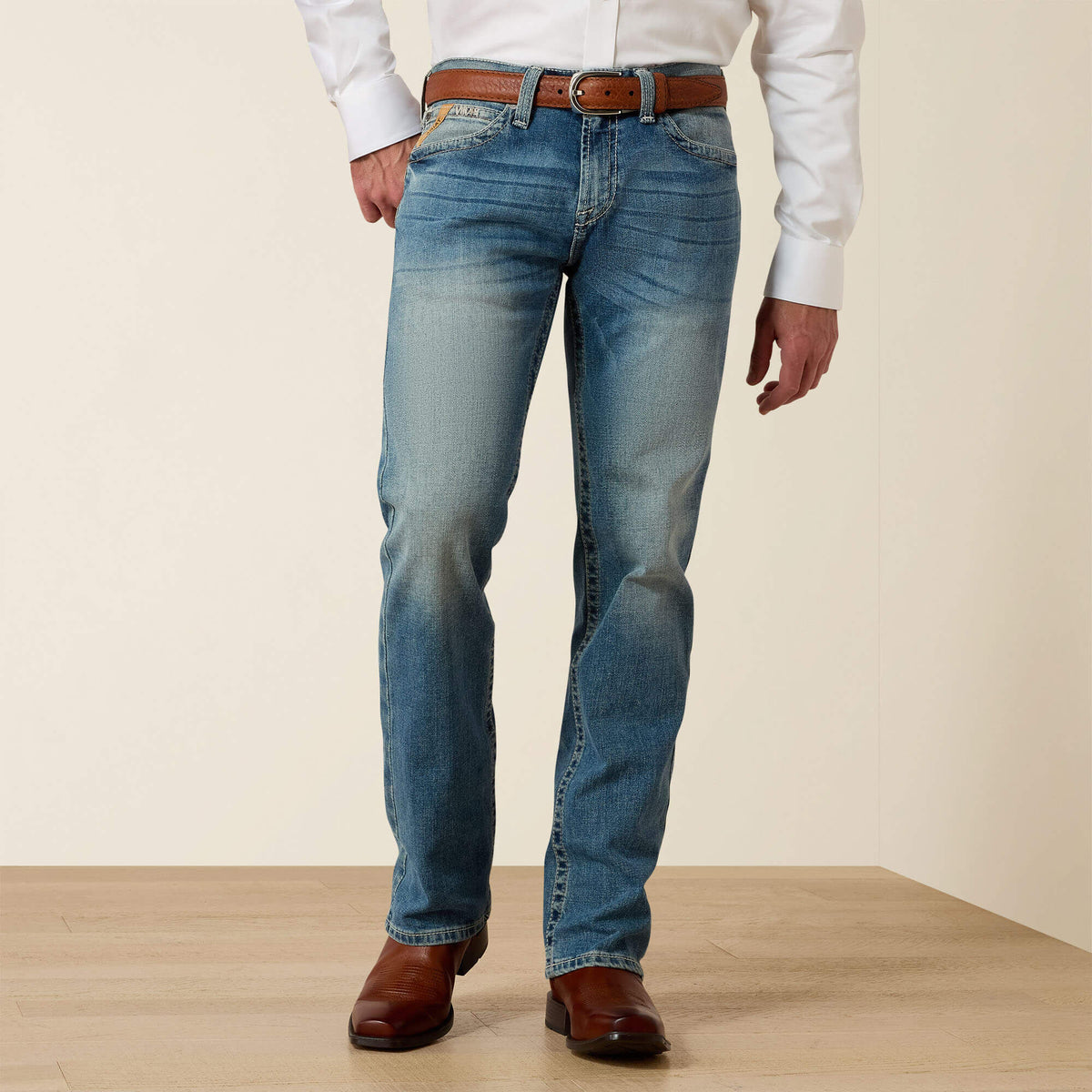 M7 Rocker Stretch Stirling Stackable Straight Leg Jean