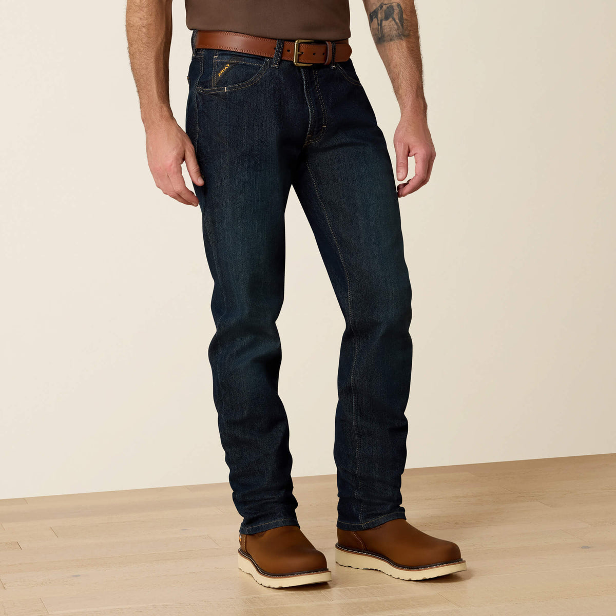 Rebar M4 Relaxed DuraStretch Basic Stackable Straight Leg Jean