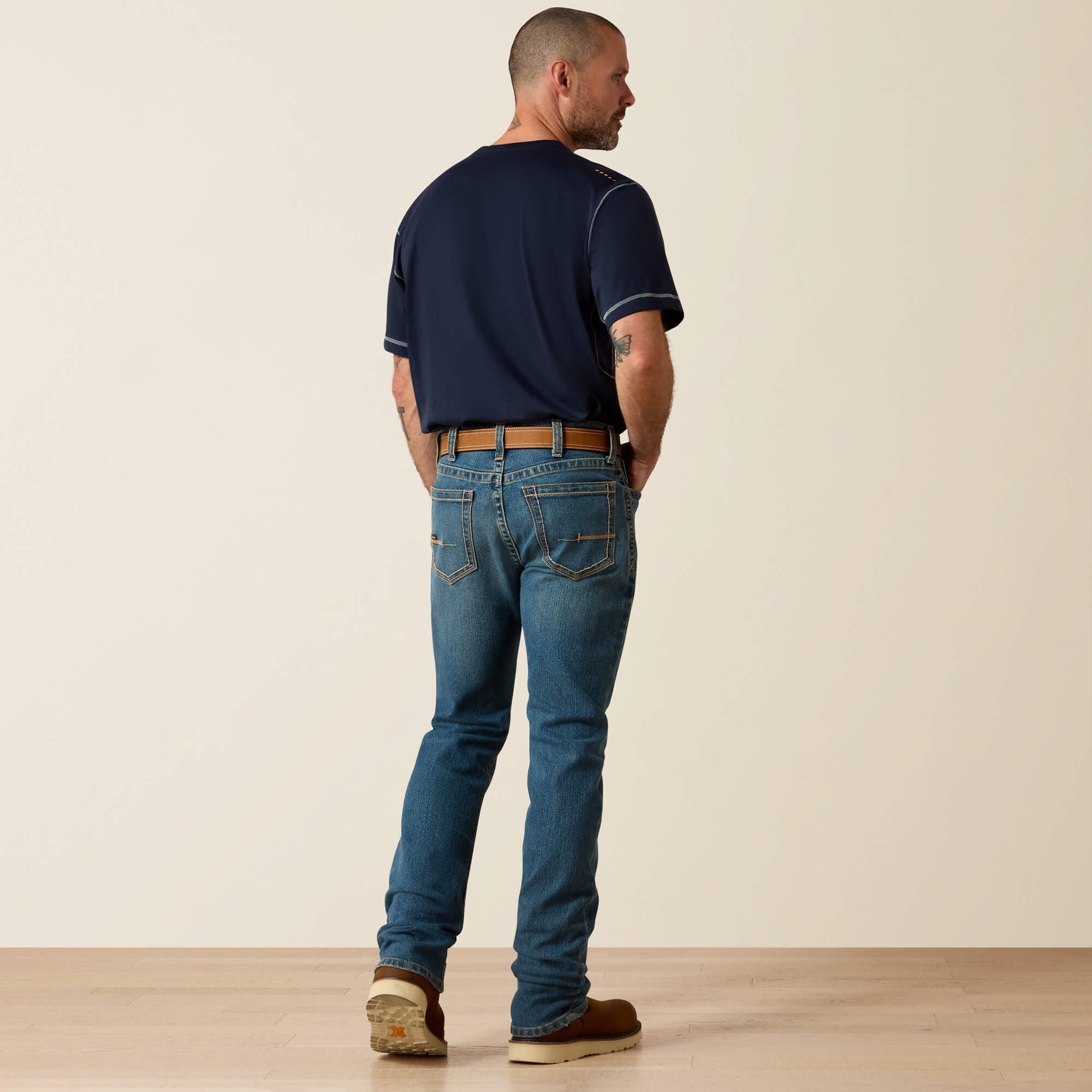 Rebar M7 DuraStretch Edge Stackable Straight Leg Jean