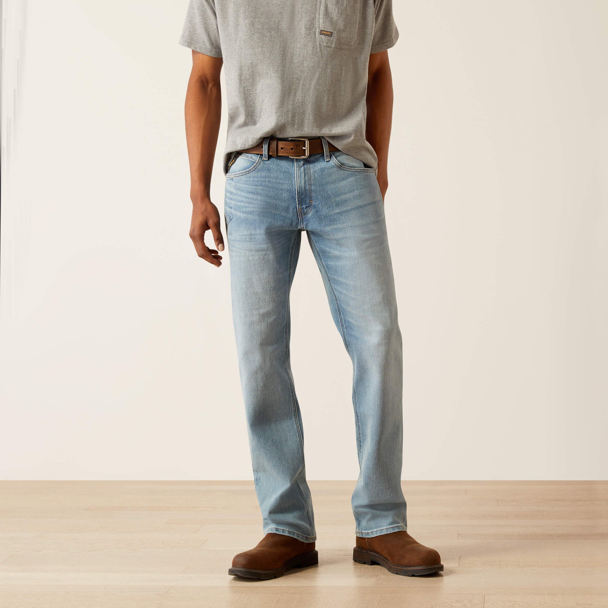 Rebar M4 Relaxed DuraStretch Basic Stackable Straight Leg Jean