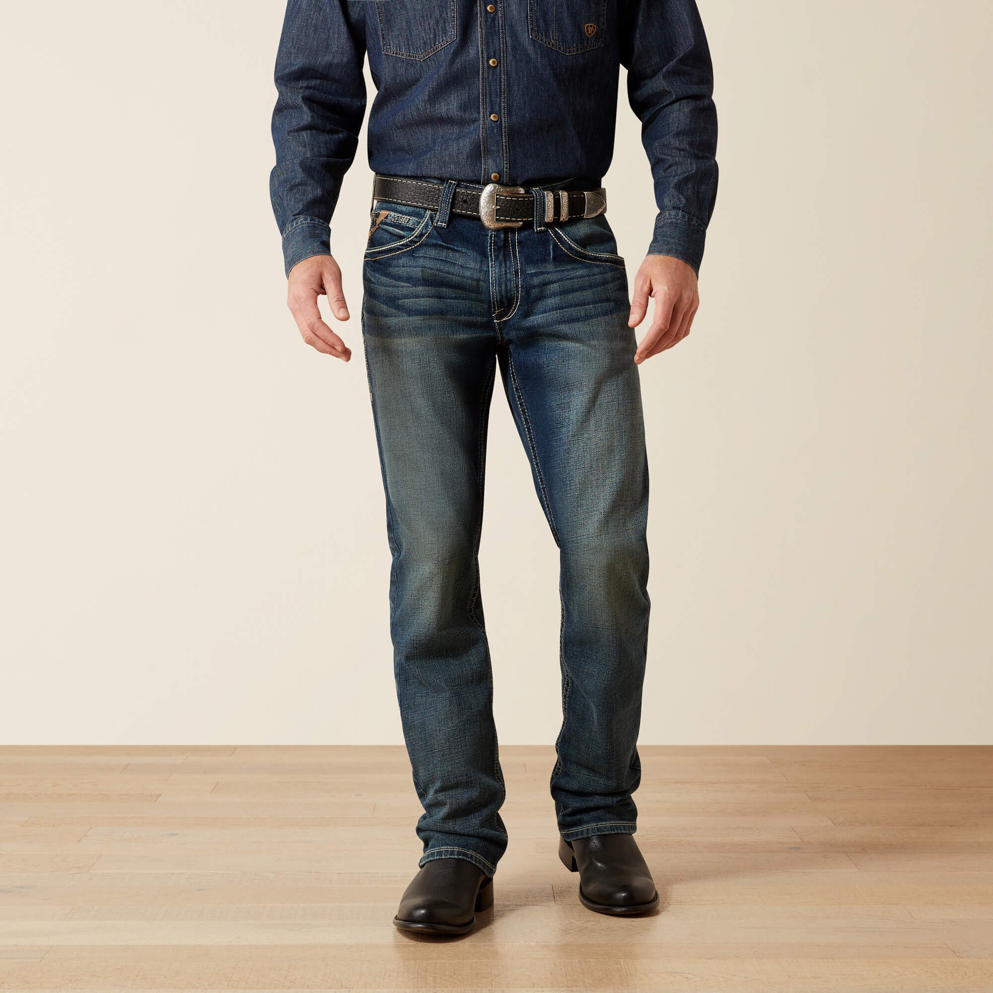 M5 Slim Stretch Adkins Stackable Straight Leg Jean