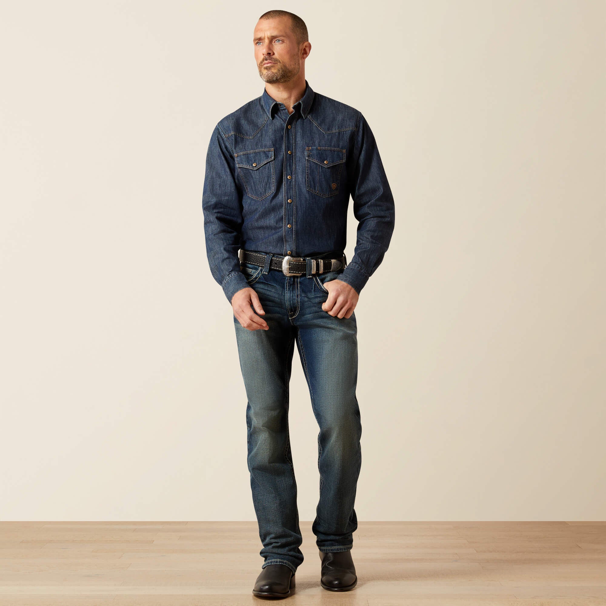 M5 Slim Stretch Adkins Stackable Straight Leg Jean