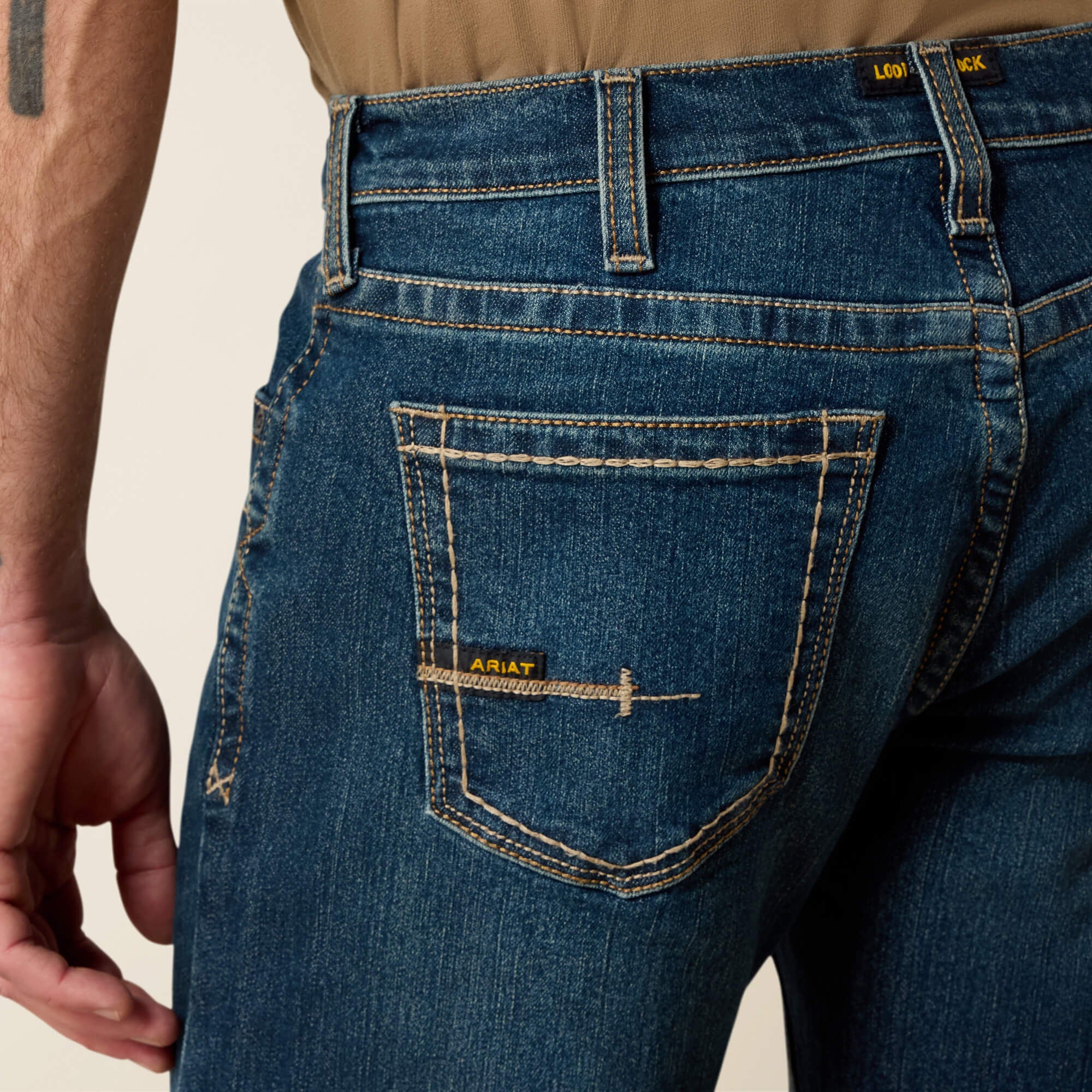 Rebar M7 DuraStretch Edge Stackable Straight Leg Jean