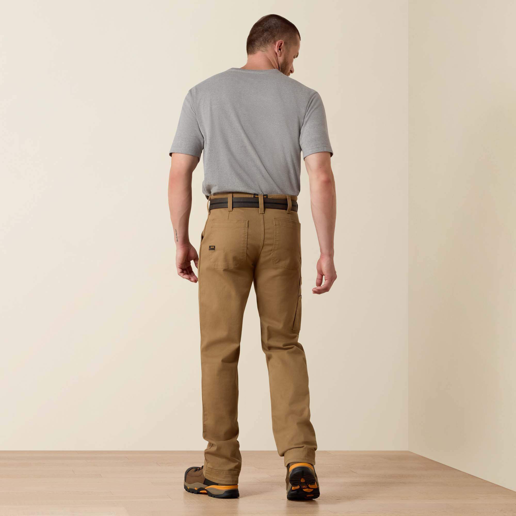 Rebar M4 Relaxed DuraStretch Washed Twill Dungaree Boot Cut Pant