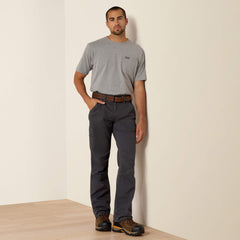 Rebar M4 Relaxed DuraStretch Washed Twill Dungaree Boot Cut Pant