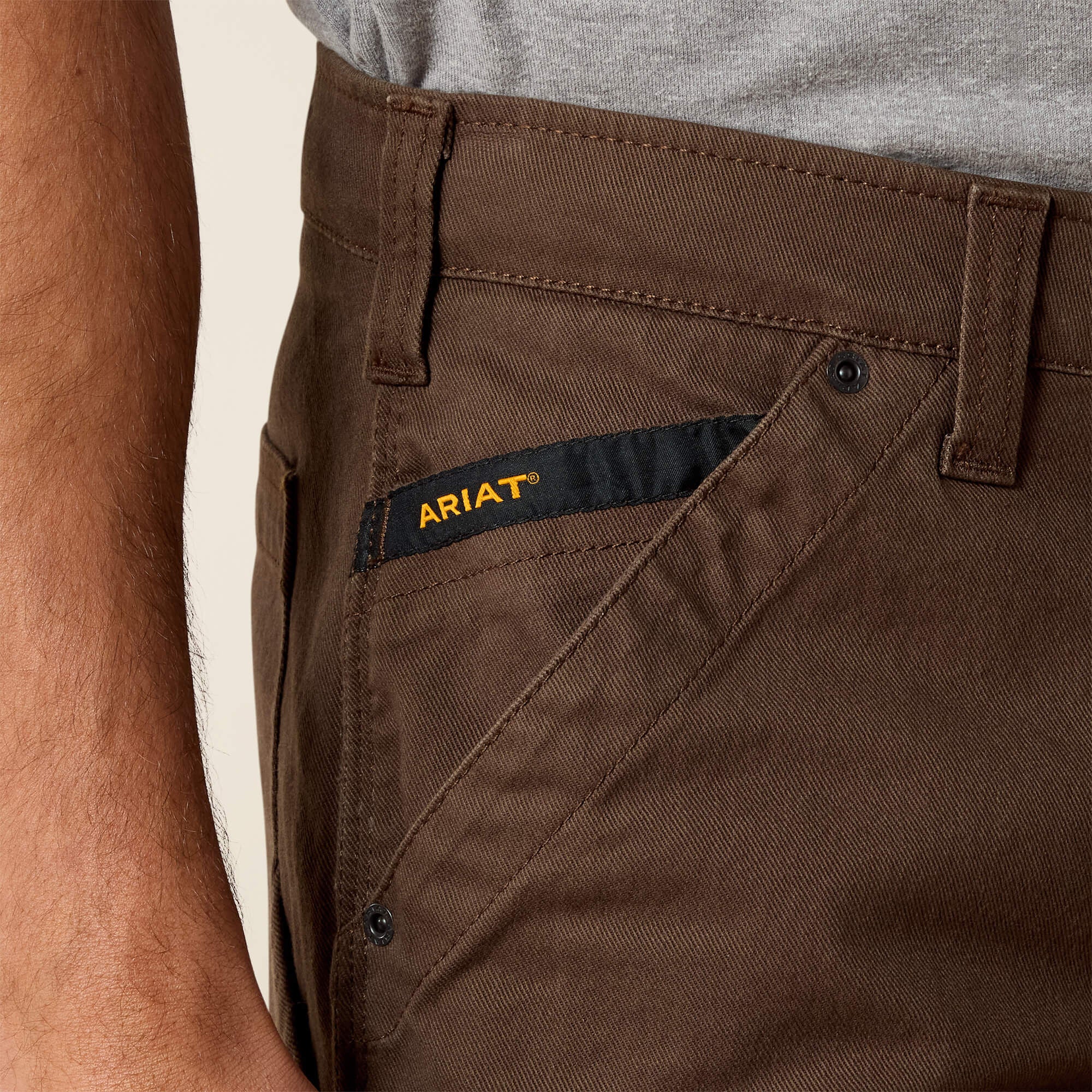 Rebar M5 Straight DuraStretch Washed Twill Dungaree Straight Leg Pant