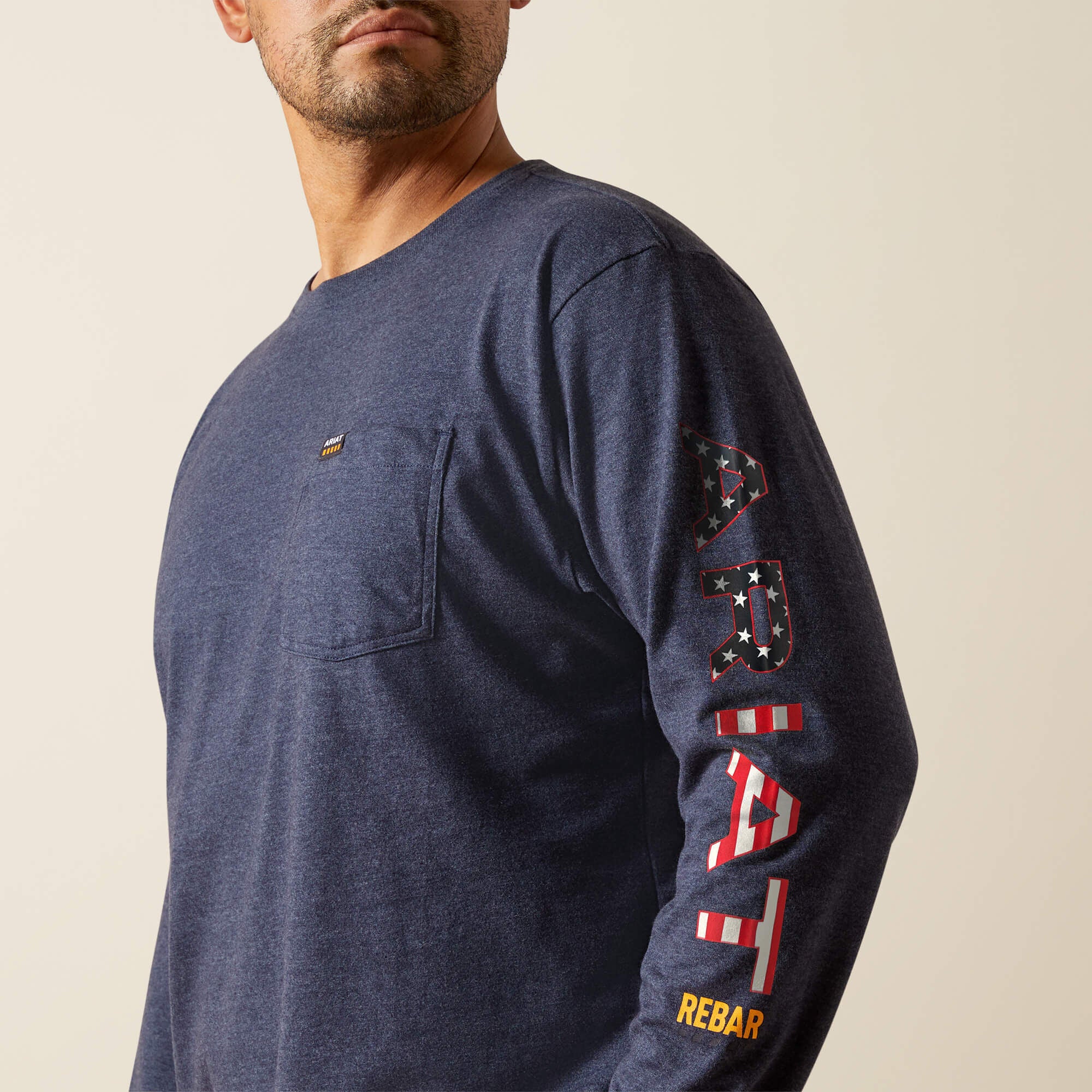 Rebar Cotton Strong Standard Logo Pocket T-Shirt