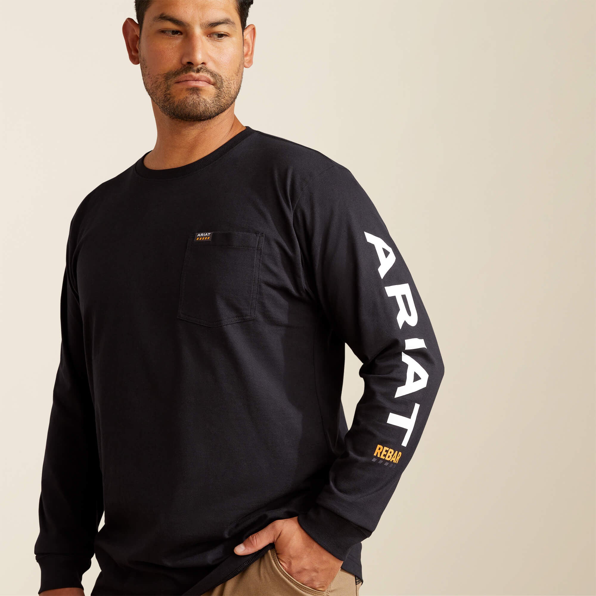 Rebar Cotton Strong Standard Logo Pocket T-Shirt