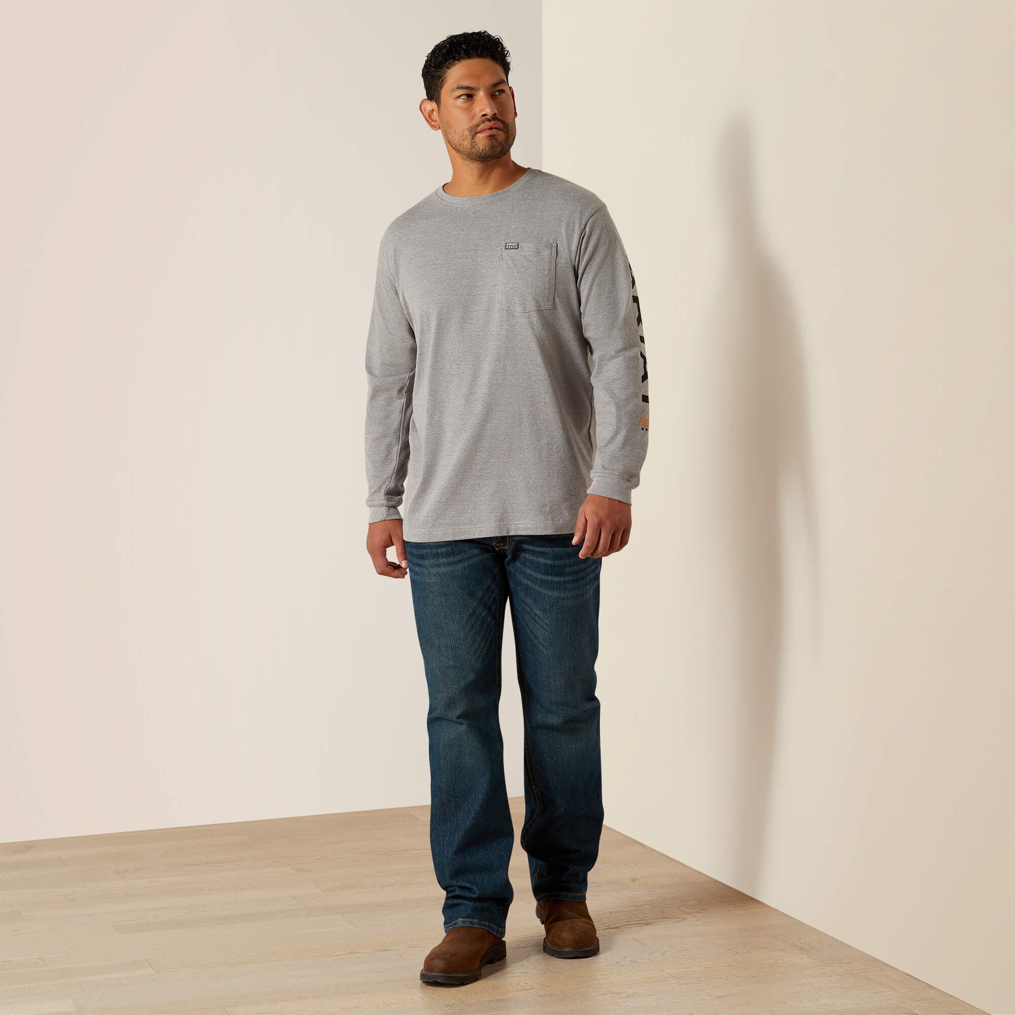 Rebar Cotton Strong Standard Logo Pocket T-Shirt