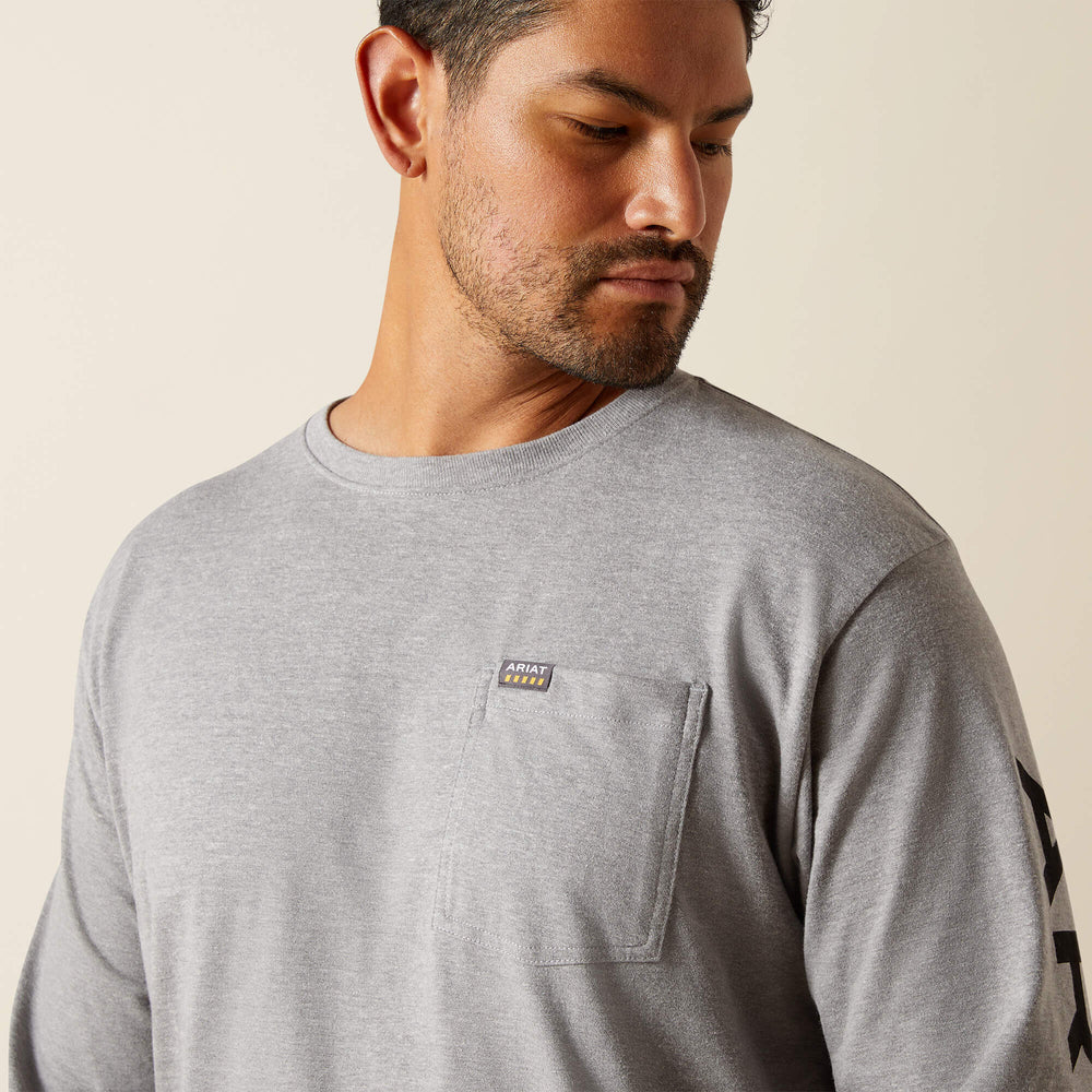 Rebar Cotton Strong Standard Logo Pocket T-Shirt
