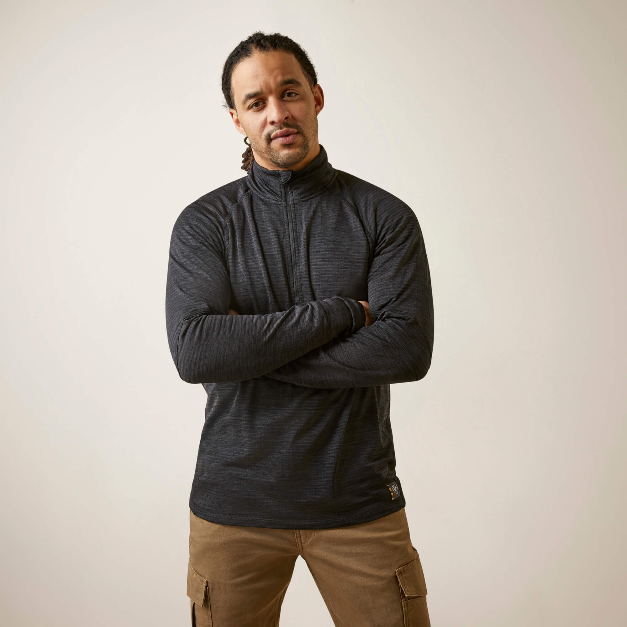 Rebar Gridwork Baselayer 1/4 Zip T-Shirt