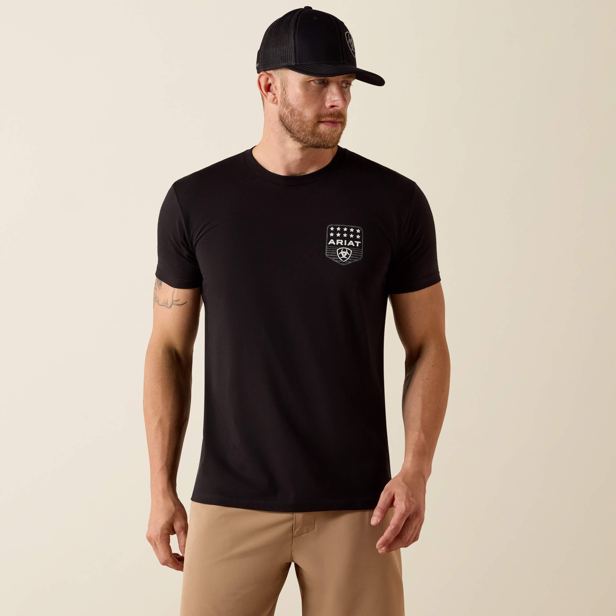 Ariat Stripe Patriotic Badge T-Shirt