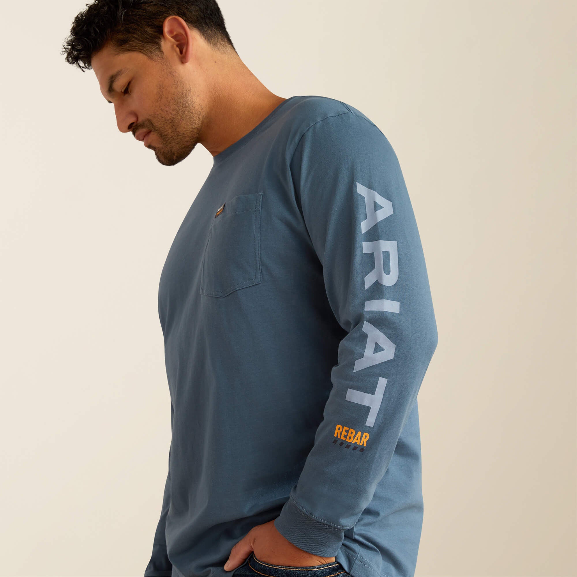 Rebar Cotton Strong Standard Logo Pocket T-Shirt