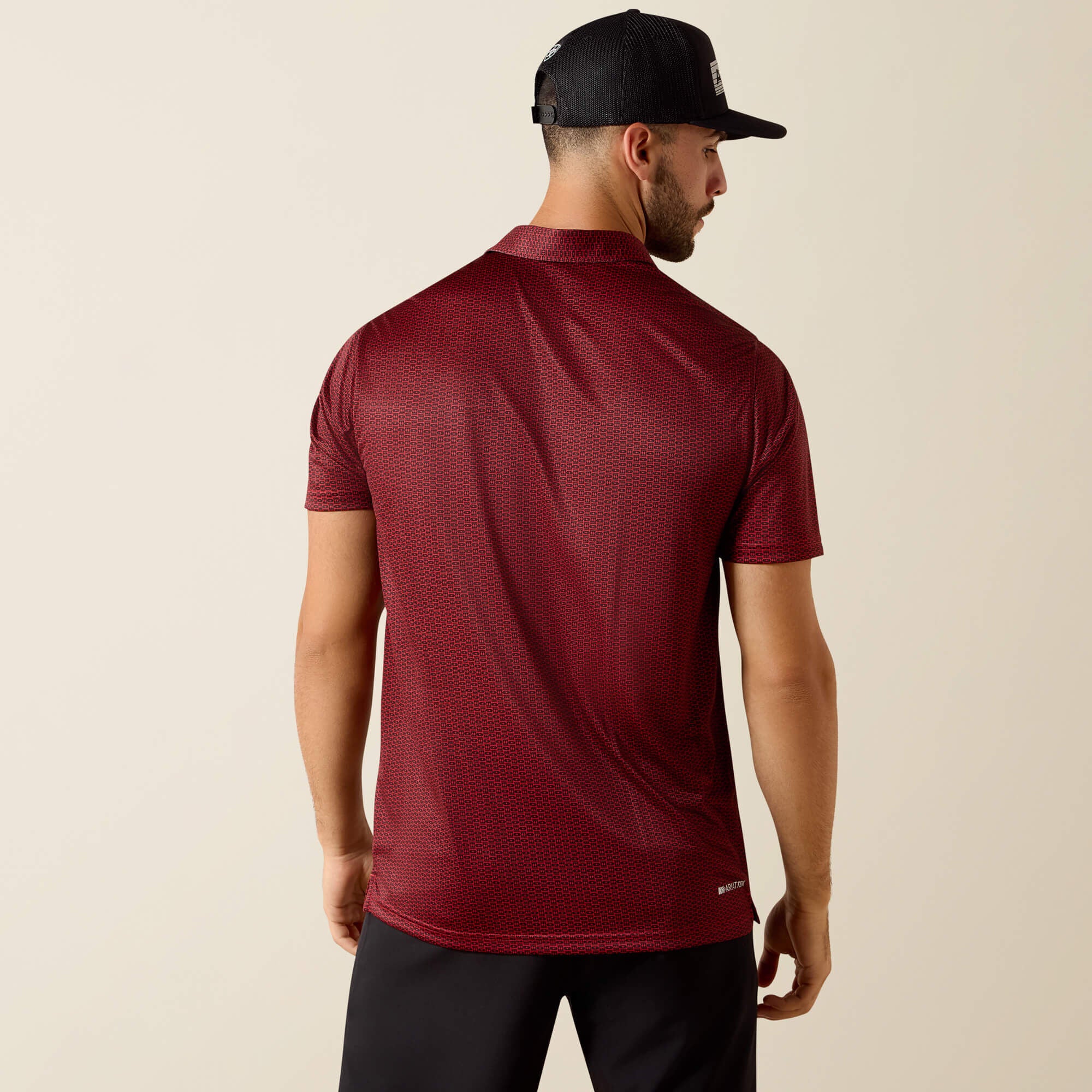 All Over Print Fitted Polo