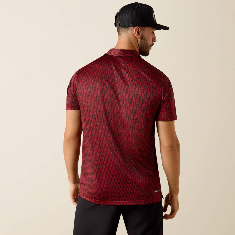 All Over Print Fitted Polo