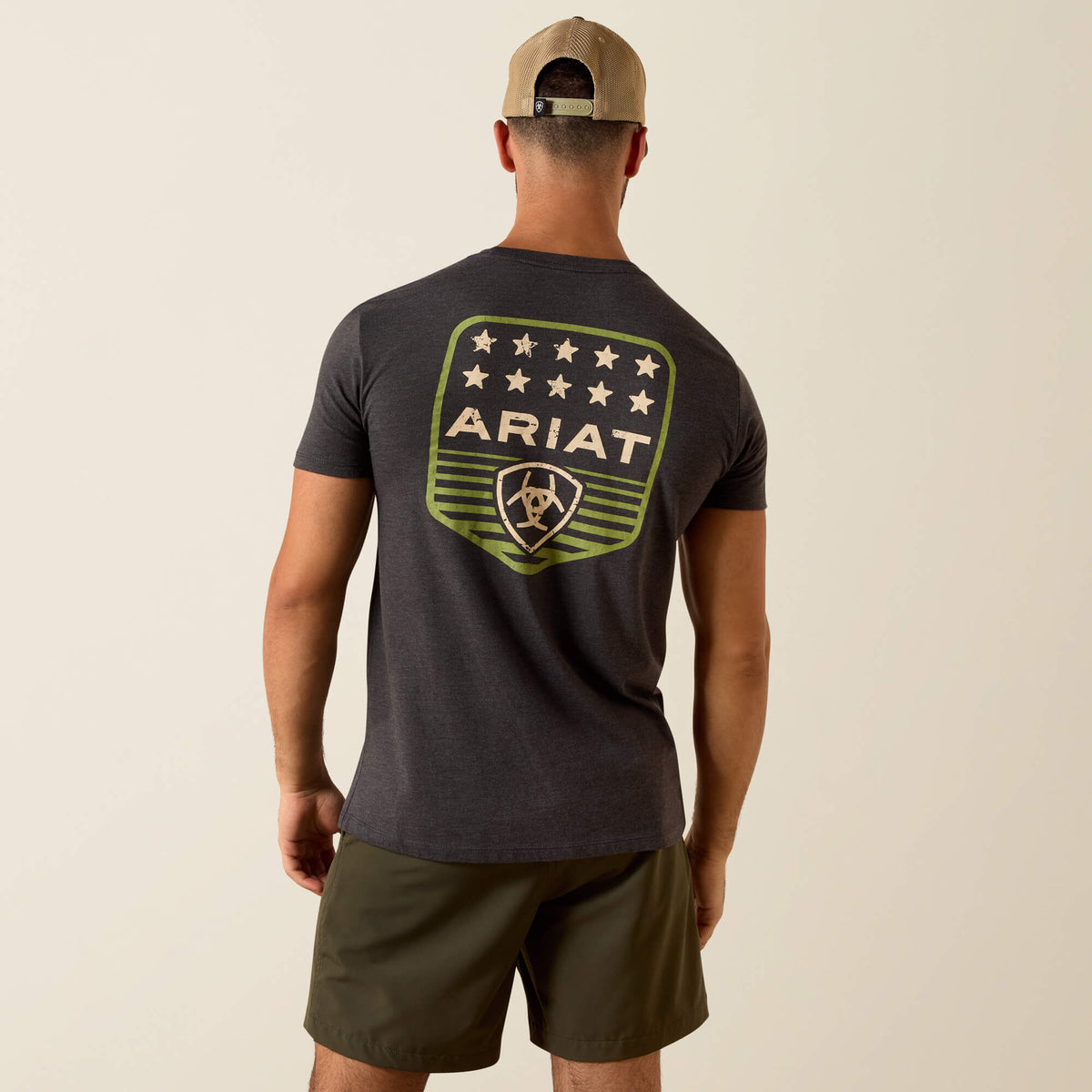 Ariat Stripe Patriotic Badge T-Shirt