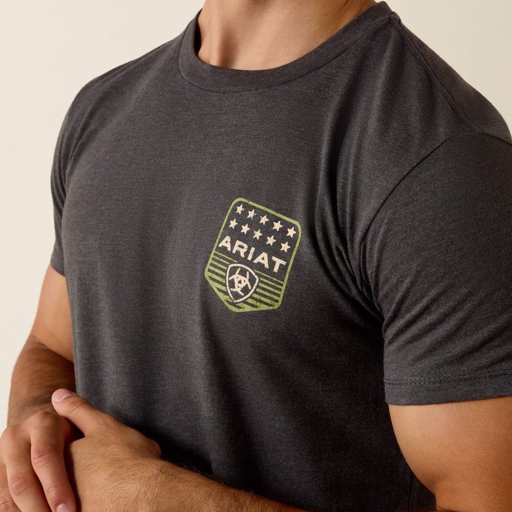 Ariat Stripe Patriotic Badge T-Shirt