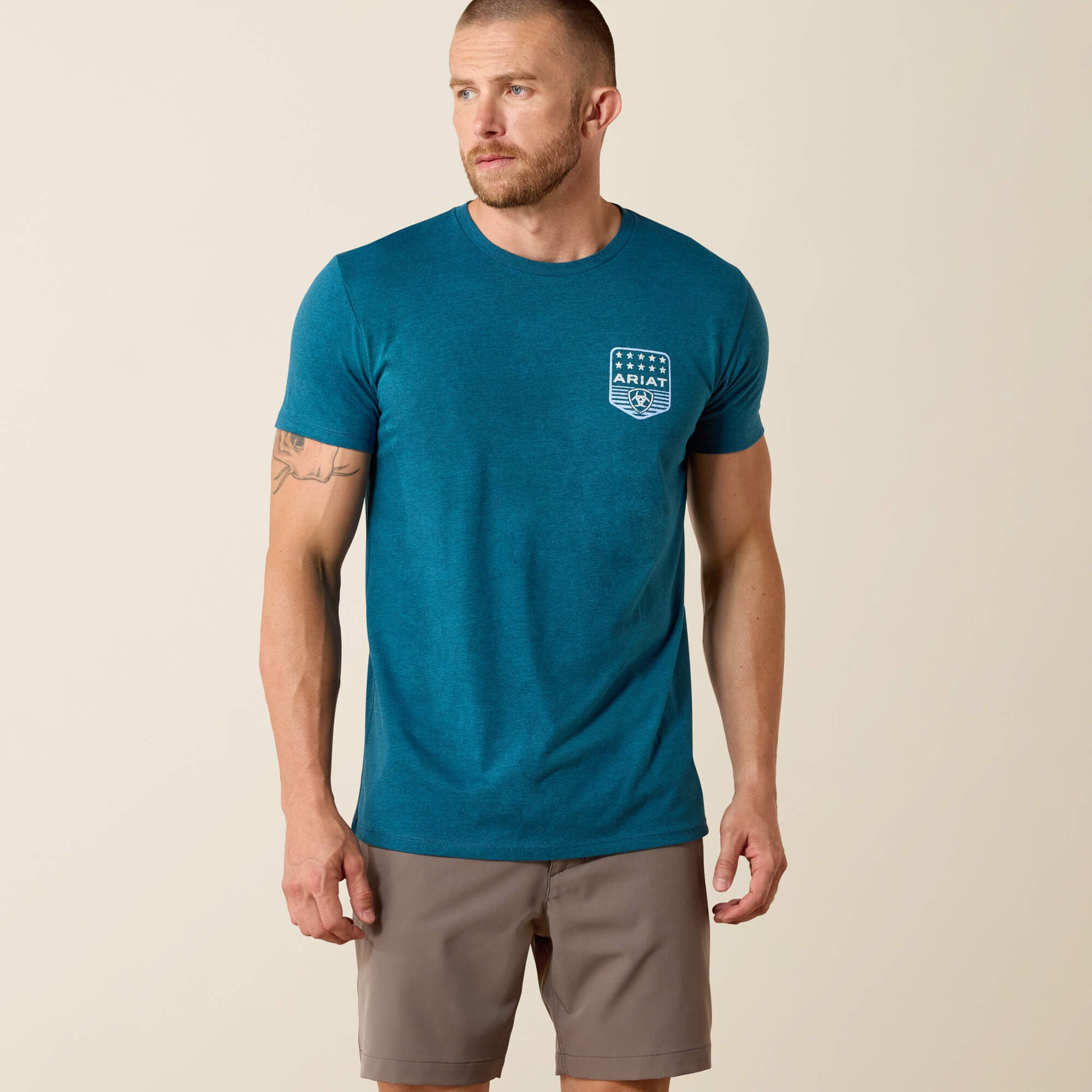 Ariat Stripe Patriotic Badge T-Shirt