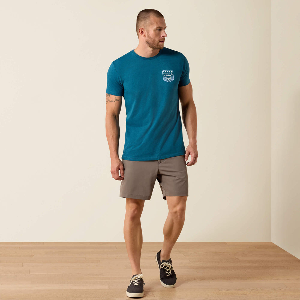 Ariat Stripe Patriotic Badge T-Shirt