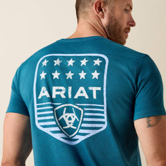 Ariat Stripe Patriotic Badge T-Shirt
