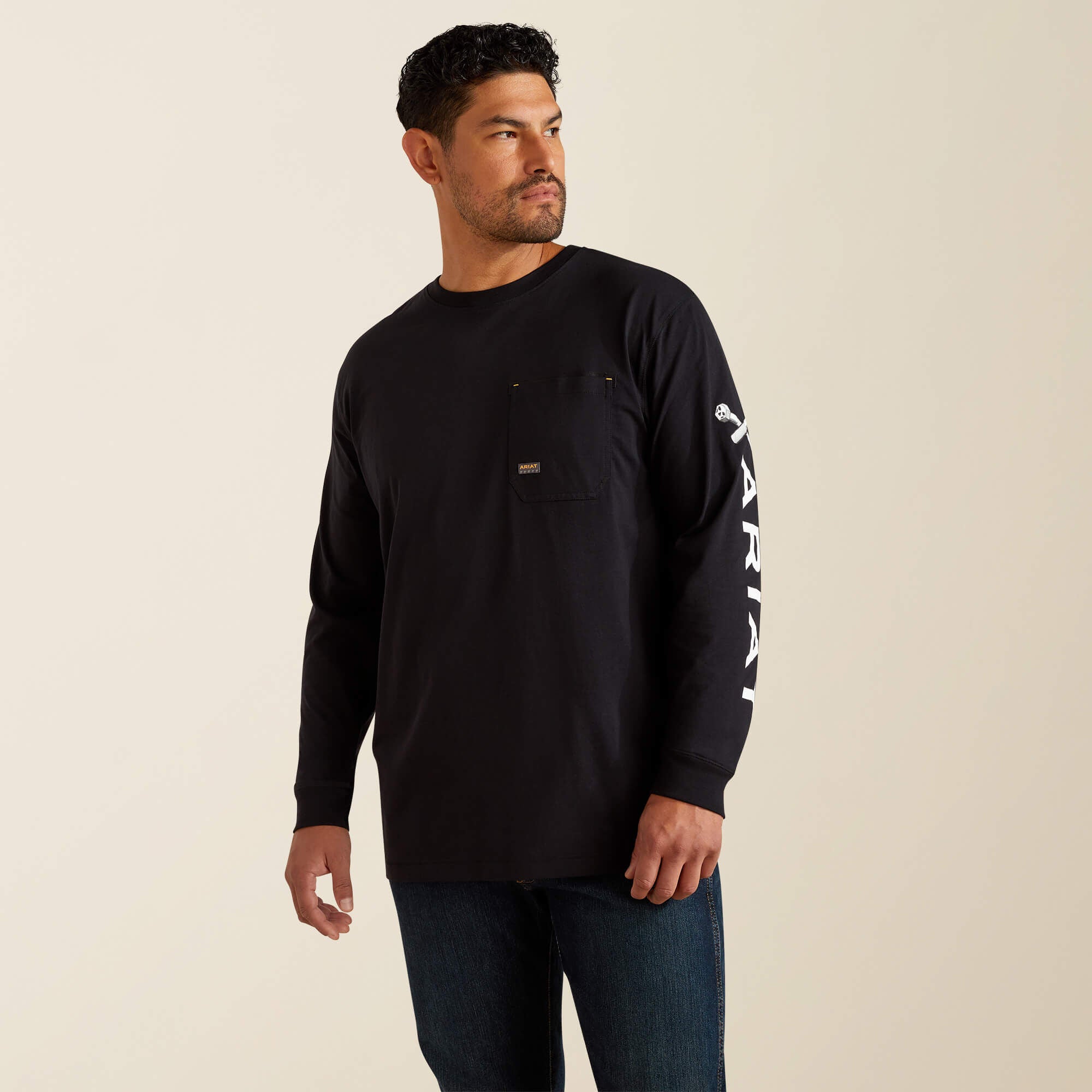 Rebar Workman Bolt Skull T-Shirt