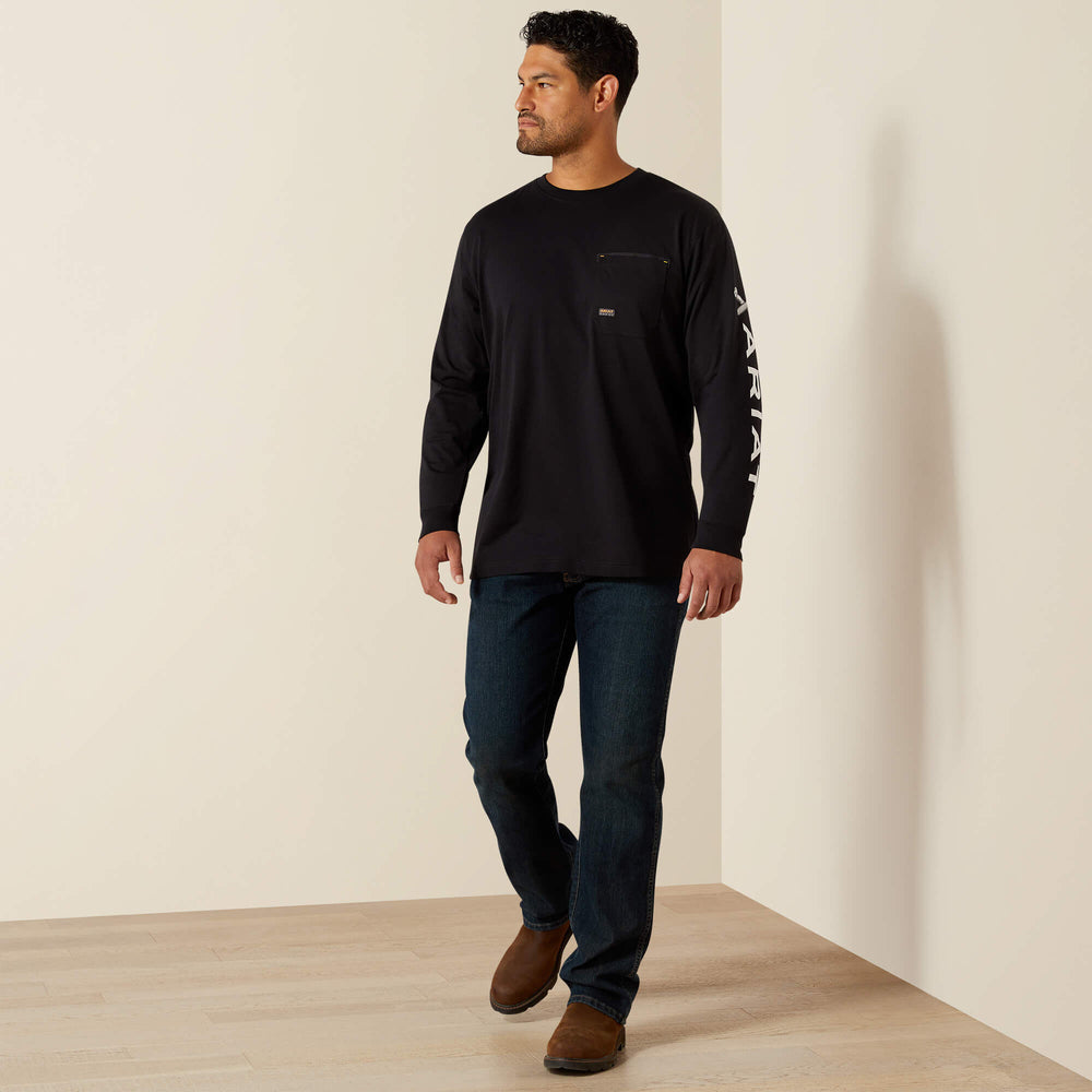 Rebar Workman Bolt Skull T-Shirt