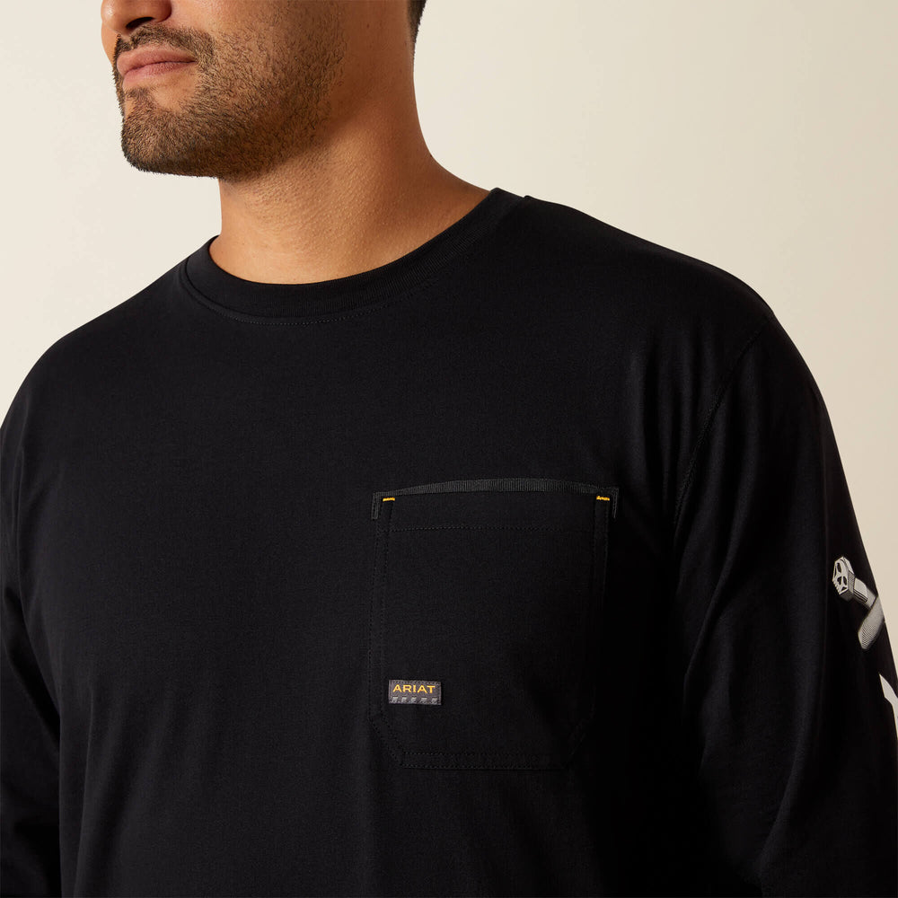 Rebar Workman Bolt Skull T-Shirt