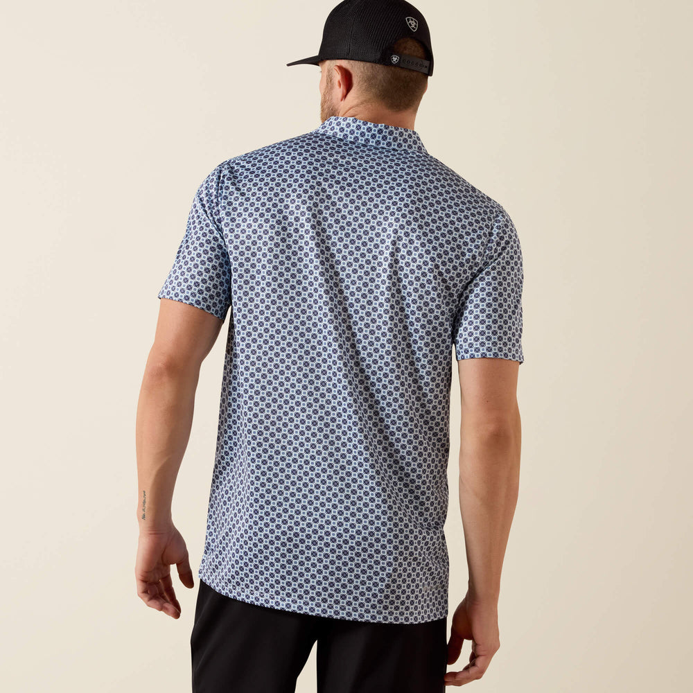 All Over Print Fitted Polo