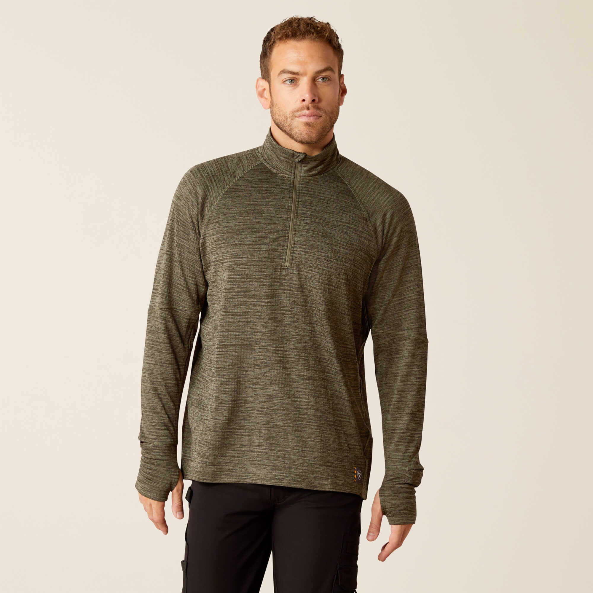 Rebar Gridwork Baselayer 1/4 Zip T-Shirt