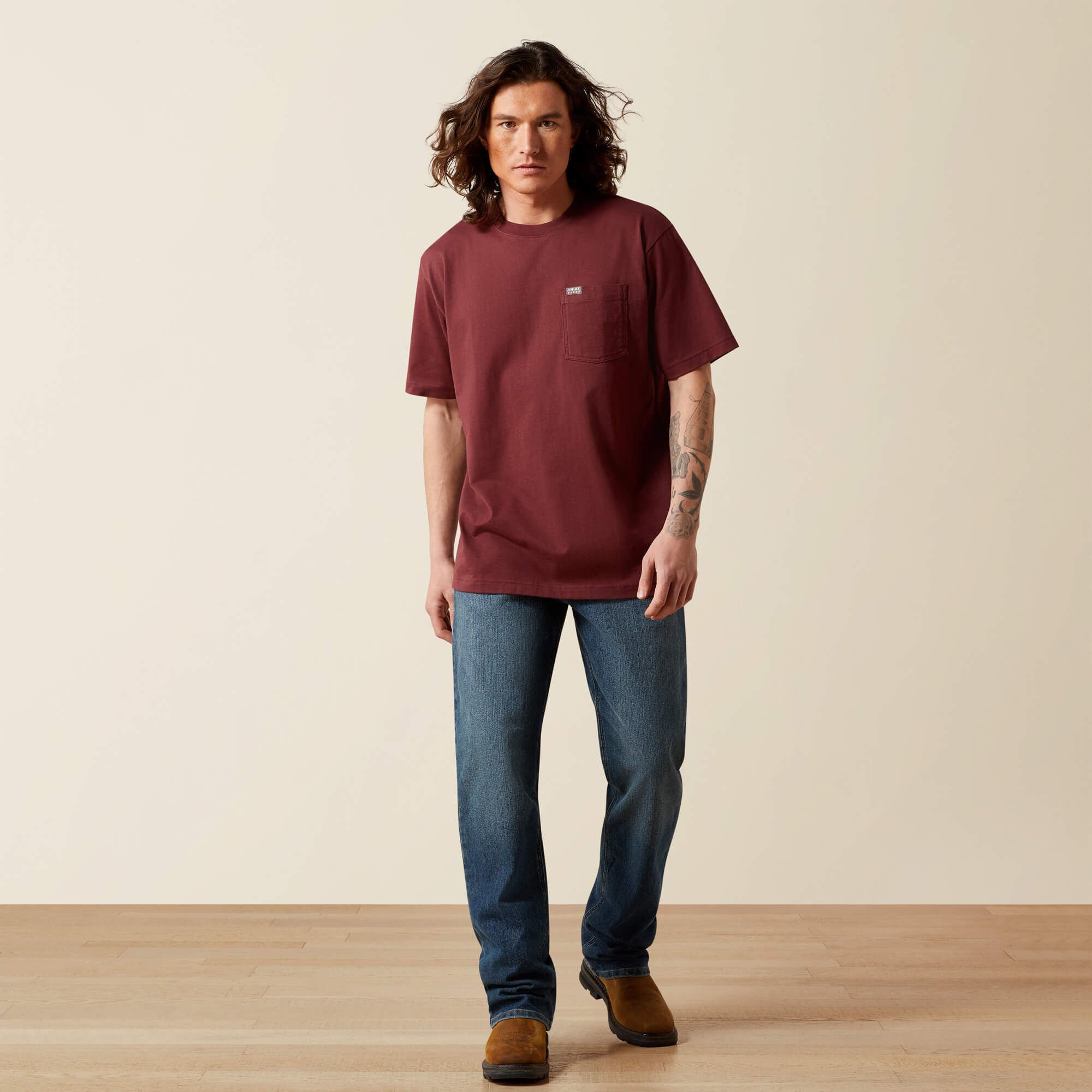 Rebar Cotton Strong Standard Pocket T-Shirt