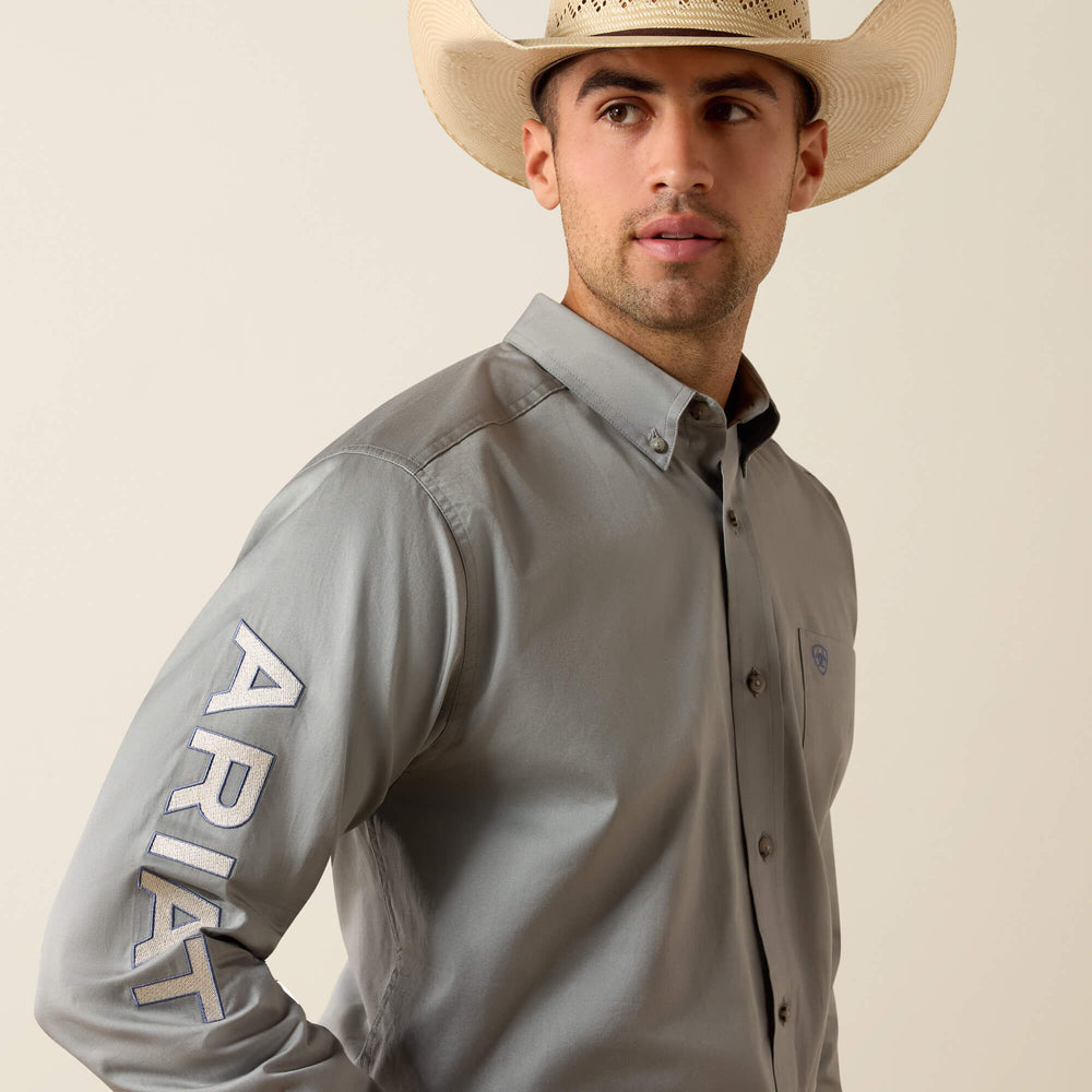Team Logo Lightweight Twill Fitted Shirt
