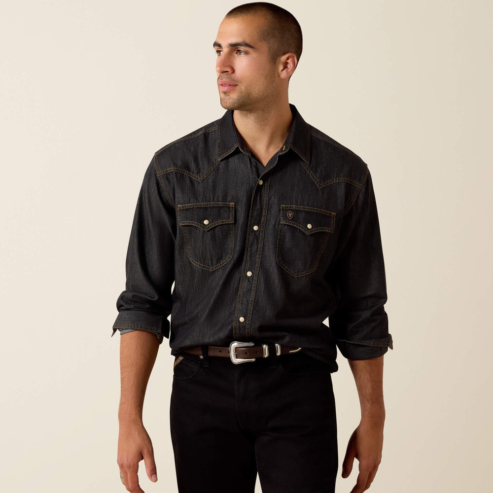 Retro Halford Fitted Snap Shirt