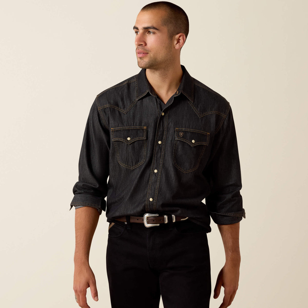 Retro Halford Fitted Snap Shirt