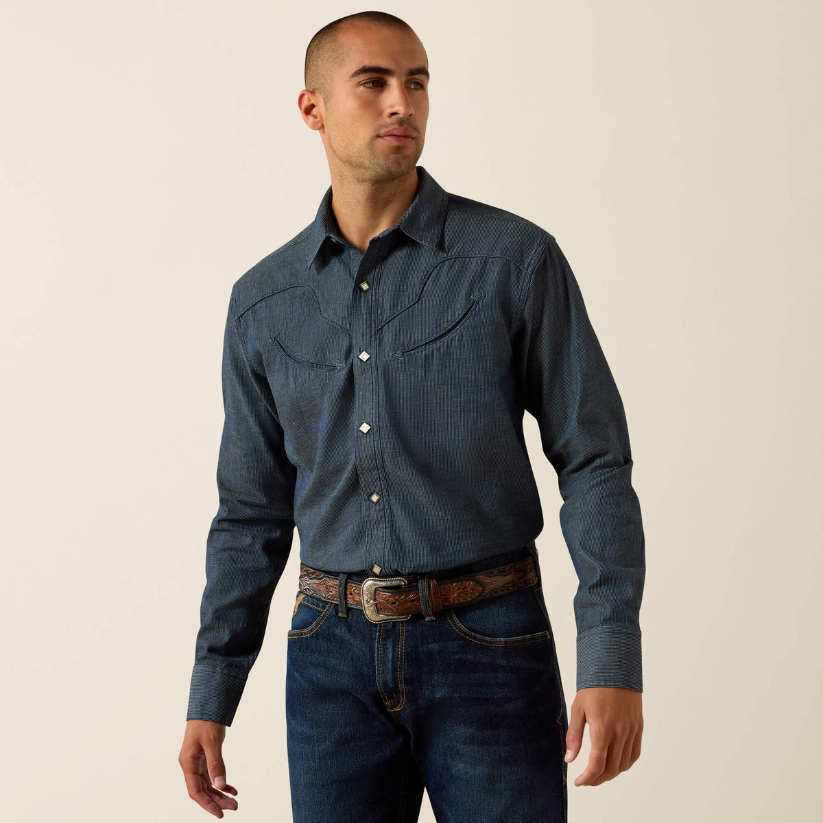 Retro Harlan Fitted Snap Shirt