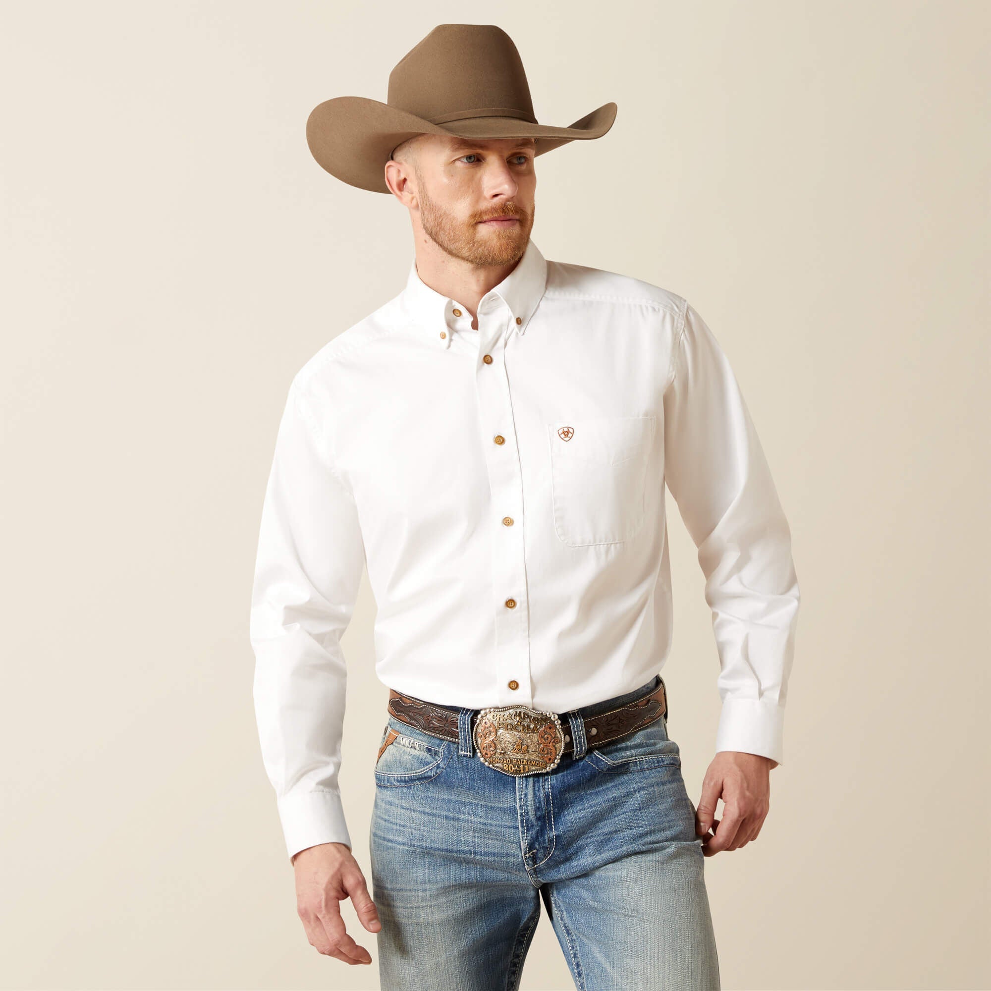 Solid Twill Classic Fit Shirt