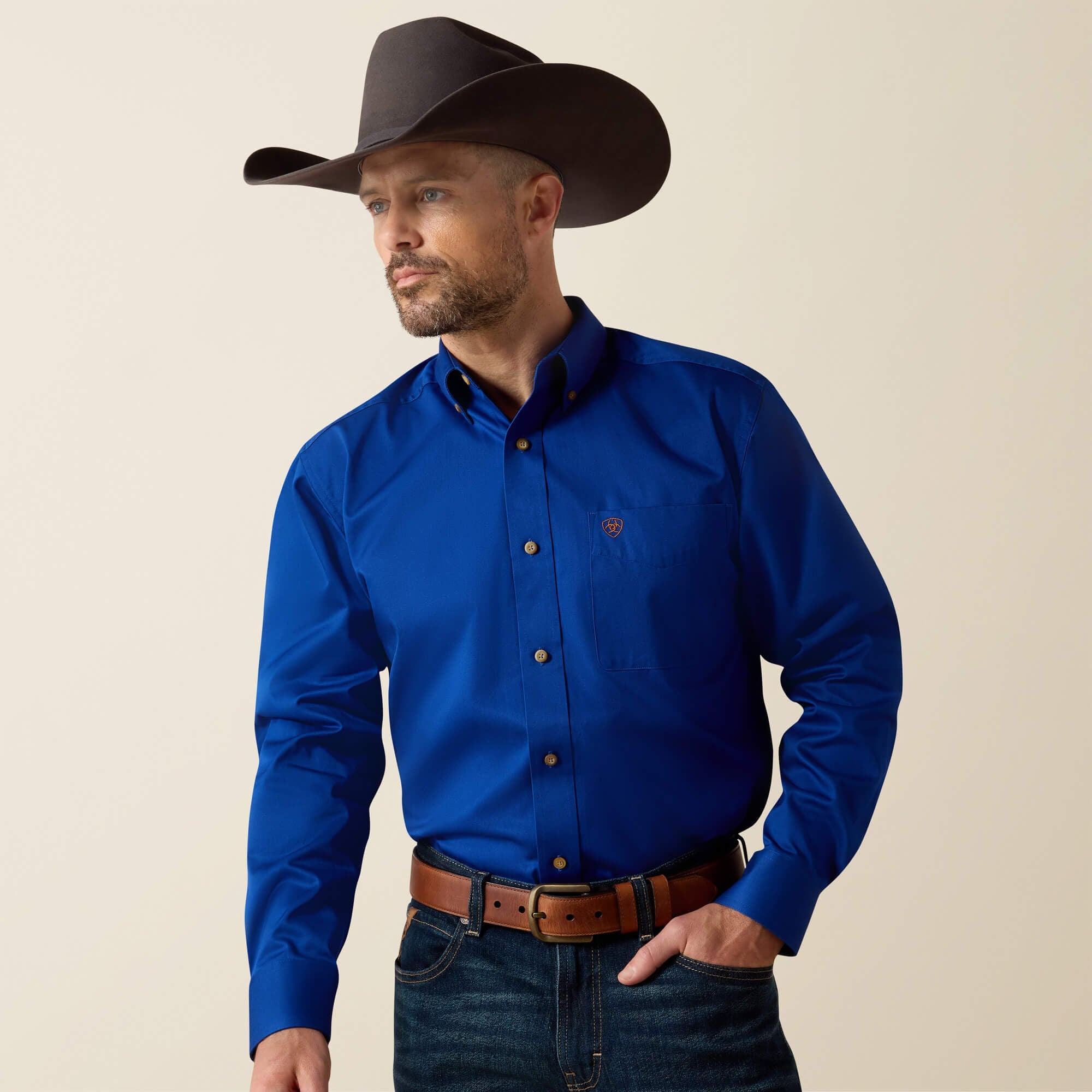 Solid Twill Classic Fit Shirt