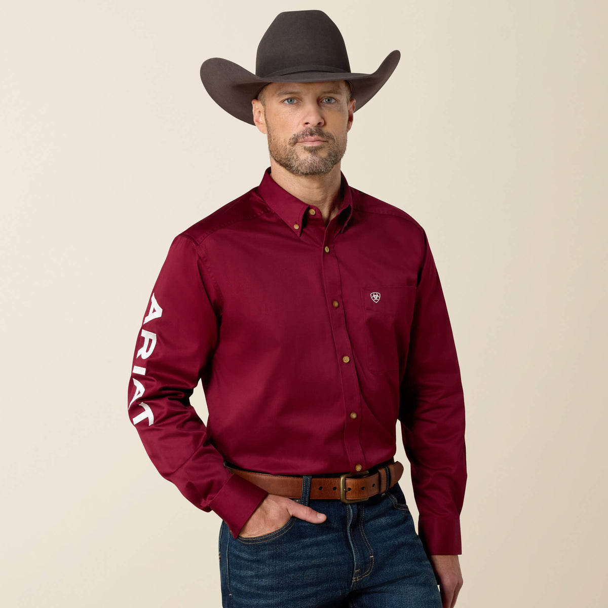 Team Logo Twill Classic Fit Shirt