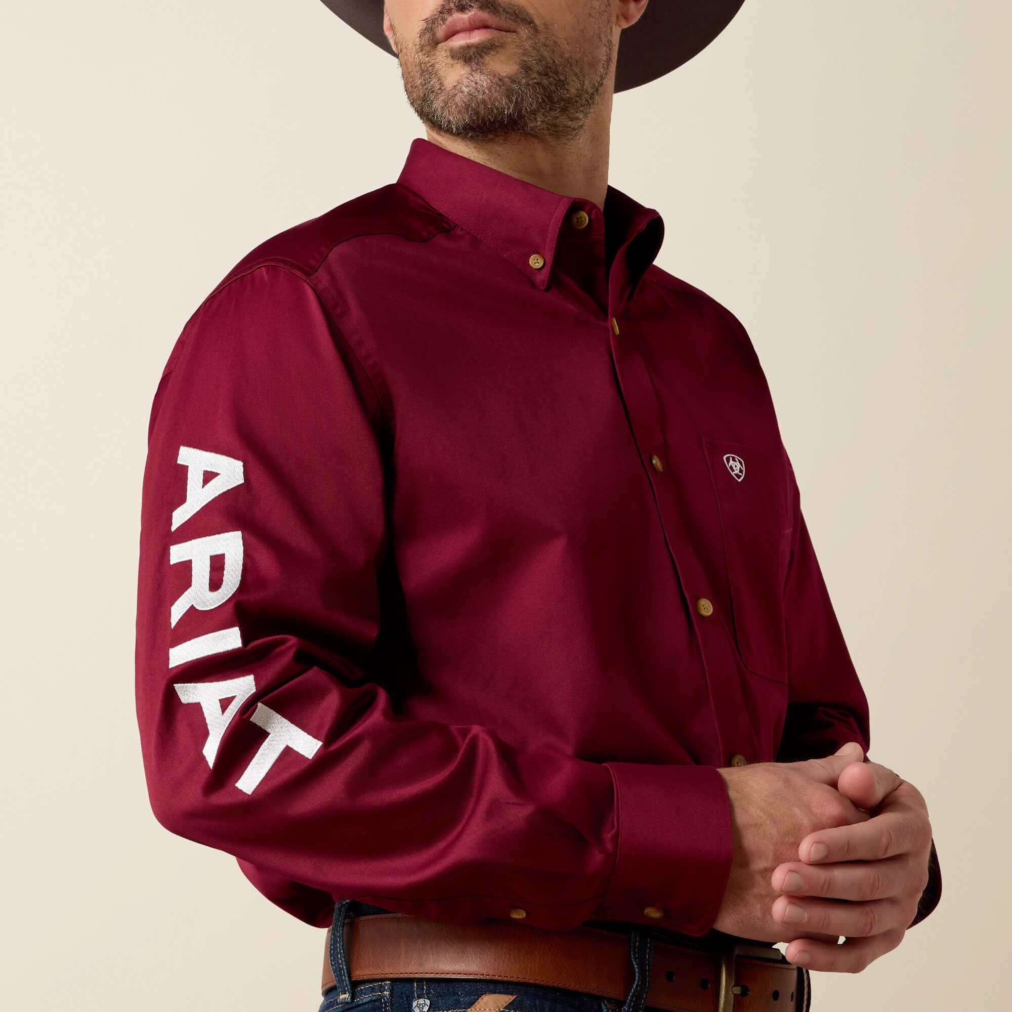 Team Logo Twill Classic Fit Shirt