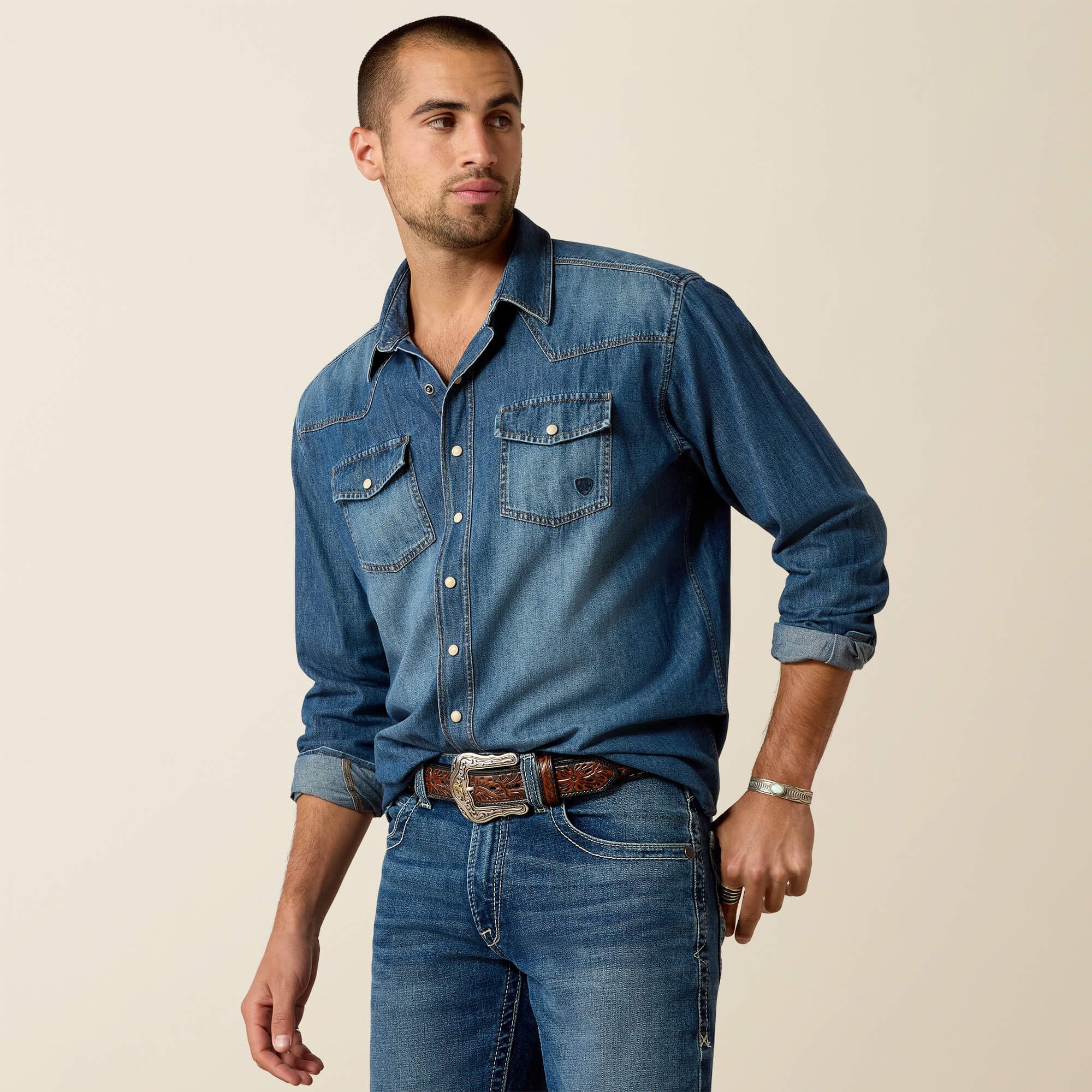 Denim Retro Fit Shirt