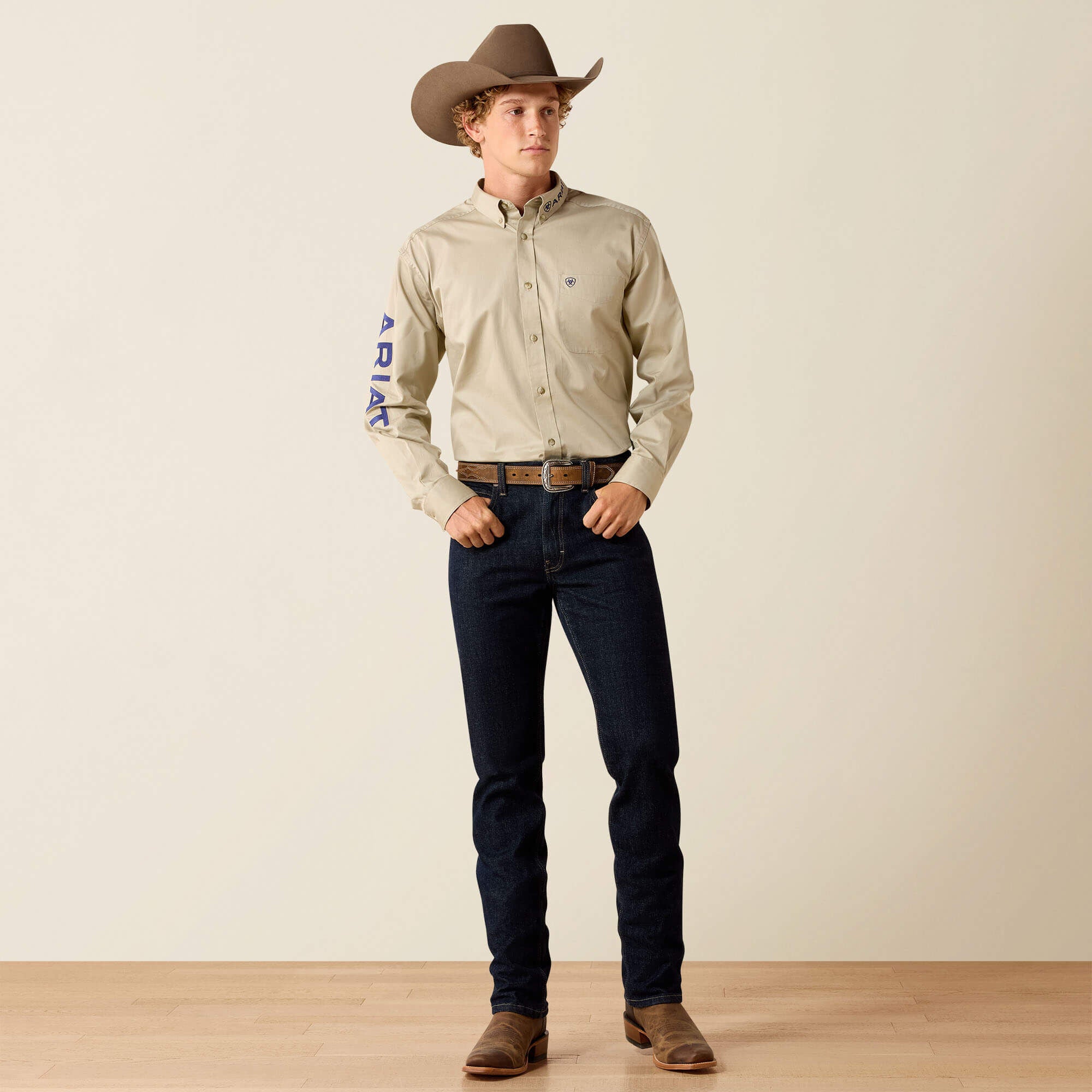 Team Logo Lightweight Twill Classic Fit Shirt