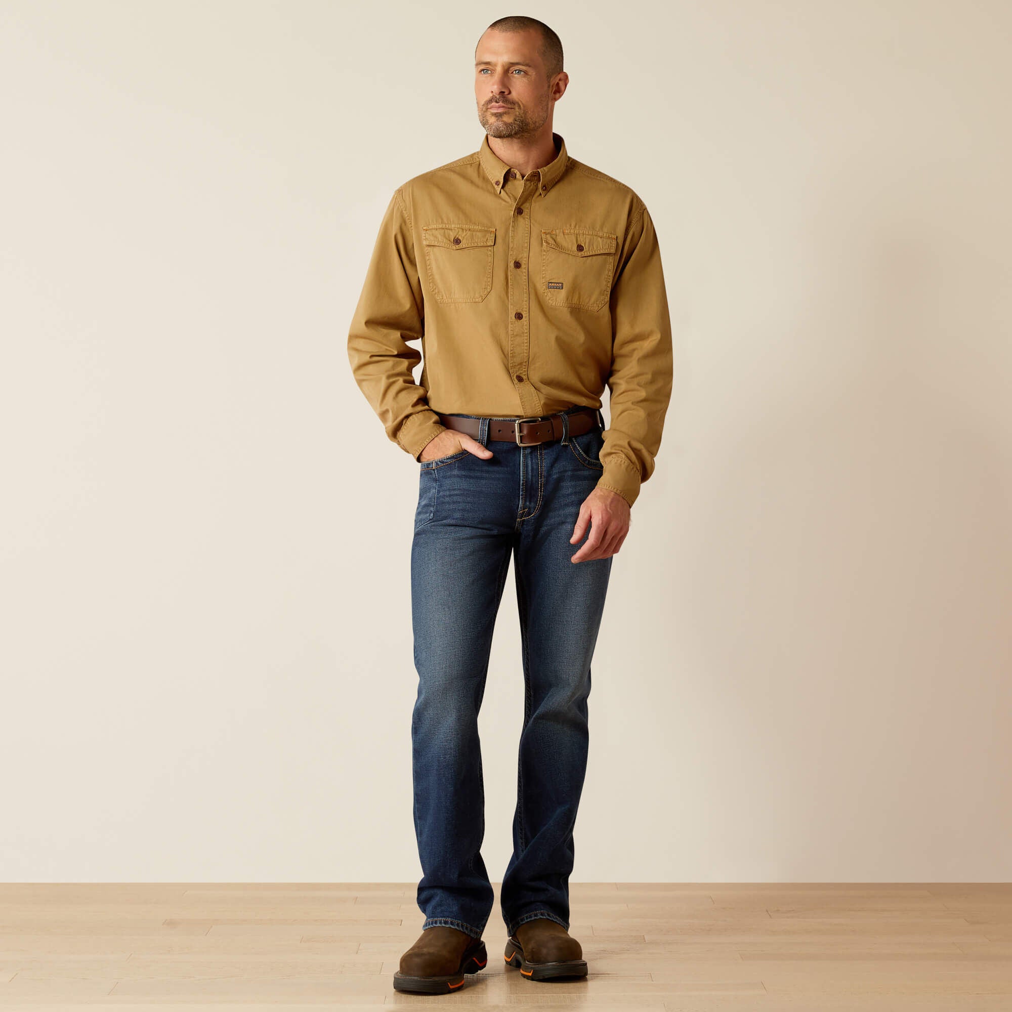 Rebar Washed Twill Work Shirt