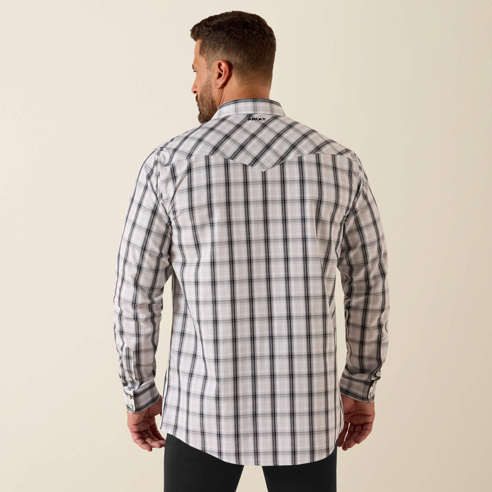 Wrinkle Free Ari Fitted Snap Shirt
