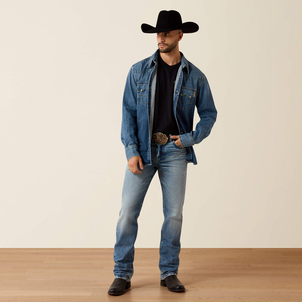 Sawtooth Denim Retro Fit Shirt